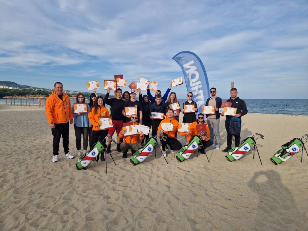 Състезание по плажен голф, посветено на празника на Икономически университет – Варна